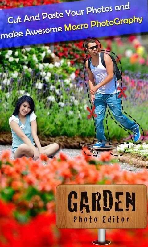 Garden Photo Editor & Frames स्क्रीनशॉट 3