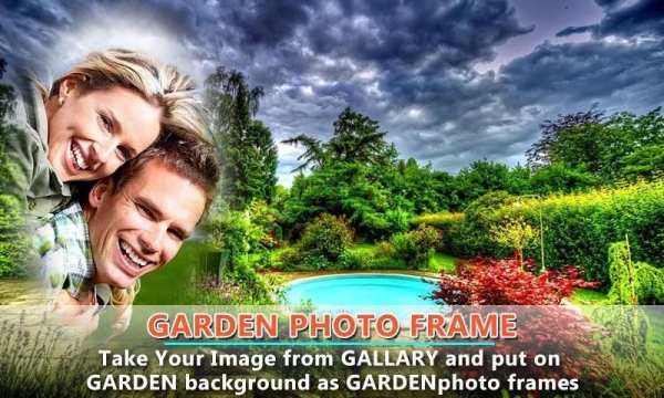 Garden Photo Editor & Frames स्क्रीनशॉट 2