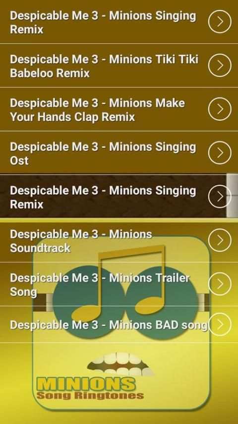 Minion Ringtones screenshot 3