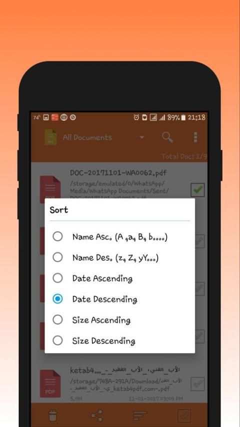 Document Manager & Viewer 2 تصوير الشاشة