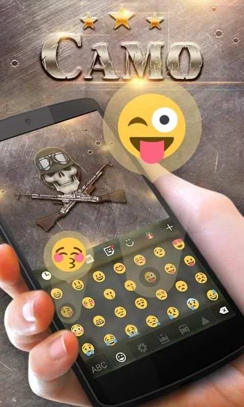 Camo GO Keyboard Theme screenshot 4