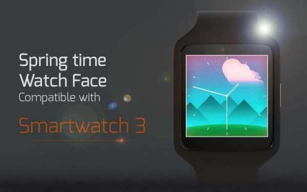 Spring Time Watch Face скриншот 1