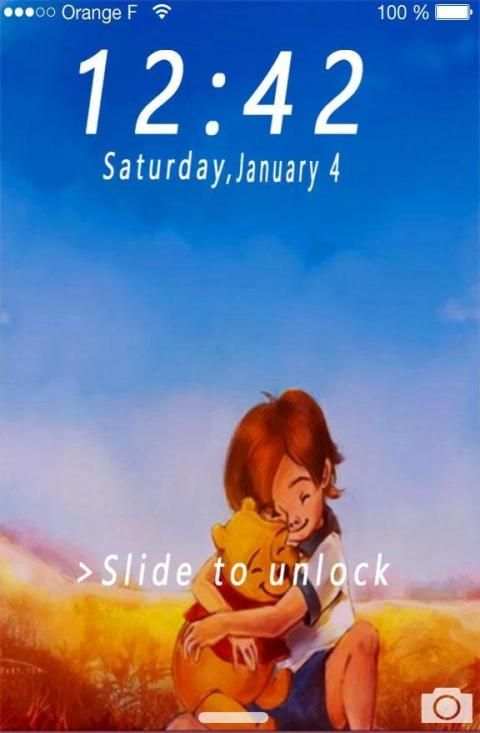 Lock Screen For The Pooh скриншот 1