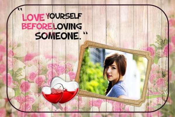 love status photo frame - love status photo app скриншот 2
