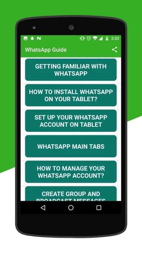 Latest whatsapp guide 2017 screenshot 1