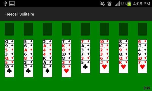 Freecell Solitaire скриншот 2