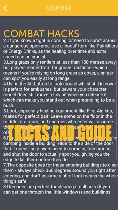 Guide for PUBG screenshot 1