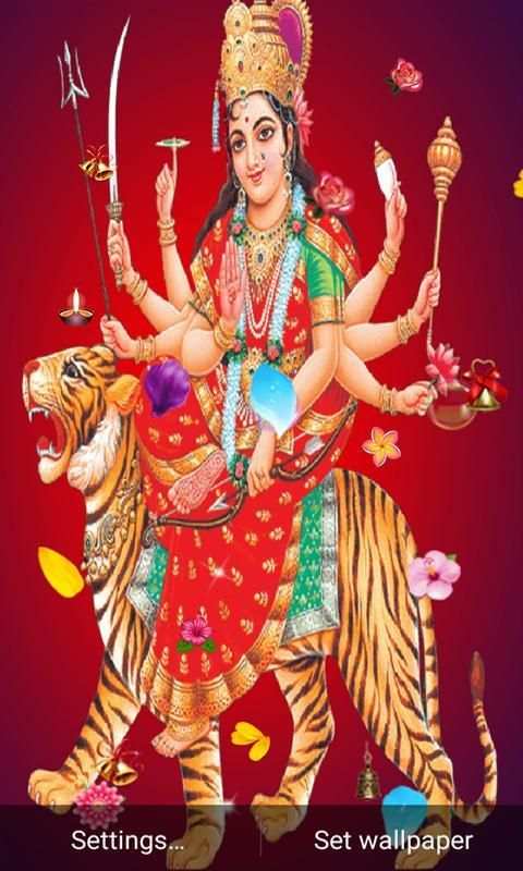 Ambe Maa Live Wallpaper скриншот 2