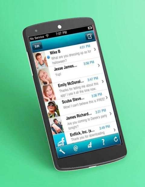 TextNow free calls & text tips скриншот 1