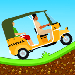 Auto Rickshaw Taxi Hill Climb आइकन