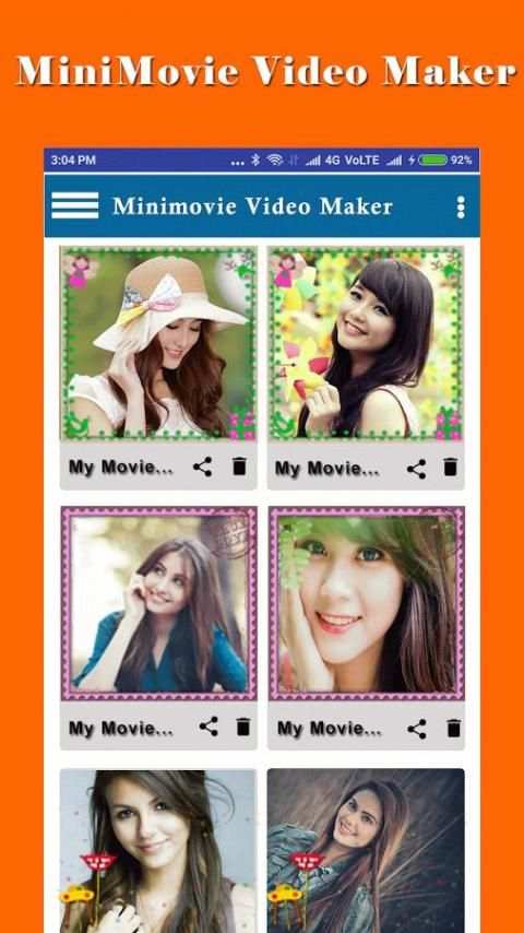 MiniMovie Slideshow Maker स्क्रीनशॉट 6