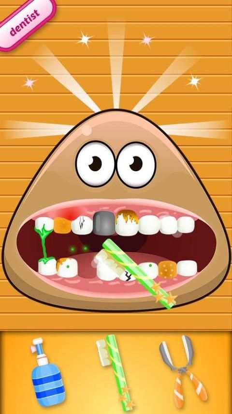 Dentist Pou - Girl Games screenshot 2