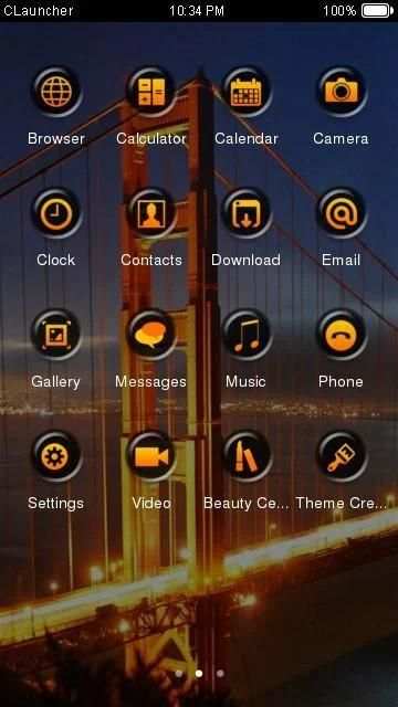 Golden Gate Theme C Launcher screenshot 2