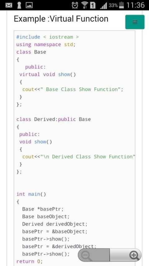 C++ Tutorials скриншот 1