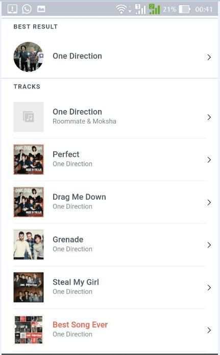 All Songs & Lyrics One Direction скриншот 1