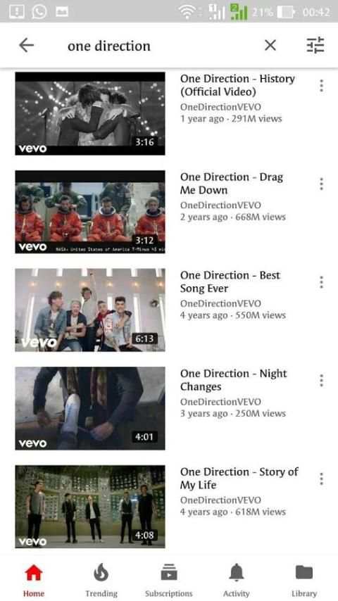 All Songs & Lyrics One Direction скриншот 5