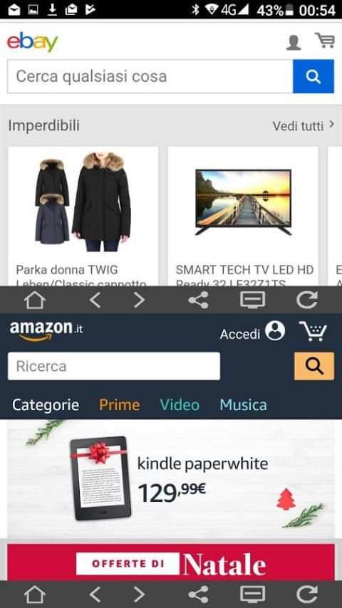 Dual Web Browser (free edition) screenshot 3