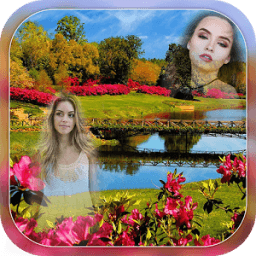 Transparent Garden Photo Frames - Multiple Photos иконка