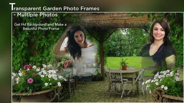 Transparent Garden Photo Frames - Multiple Photos 4 تصوير الشاشة