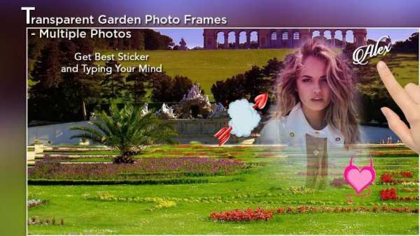 Transparent Garden Photo Frames - Multiple Photos 1 تصوير الشاشة