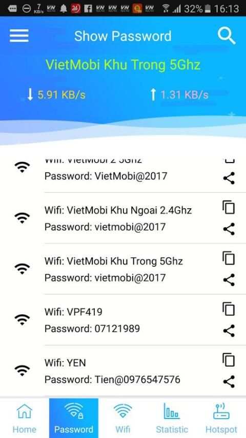 Wifi Password - Speed Test & WiFi hotspot screenshot 5
