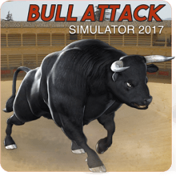 дикий бык борьба имитатор 3D - сердитый бык Атака иконка