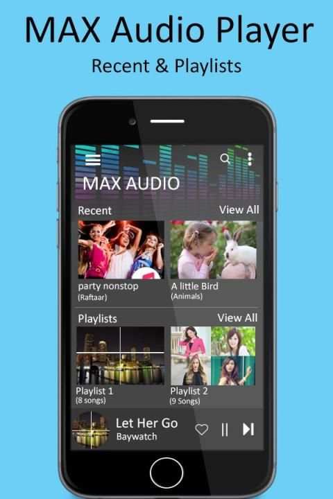 MAX Audio Player- MAX Music Player screenshot 4