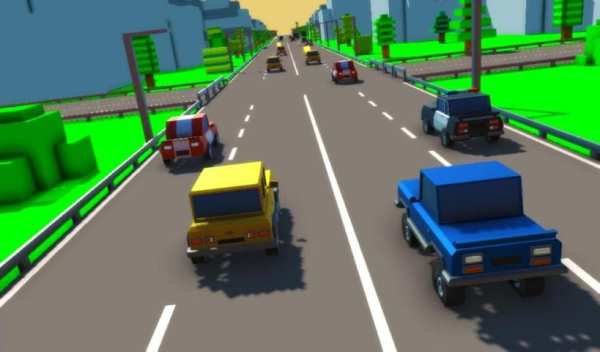 Highway Traffic Racing Car Craft скриншот 1