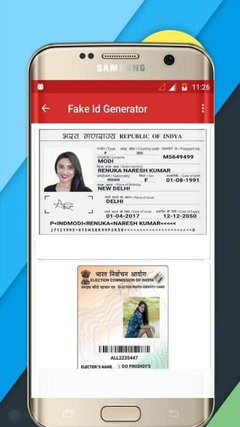 Fake ID Card Maker 1 تصوير الشاشة