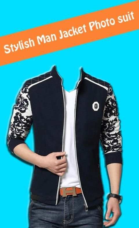 Man Jacket Photo suit 3 تصوير الشاشة