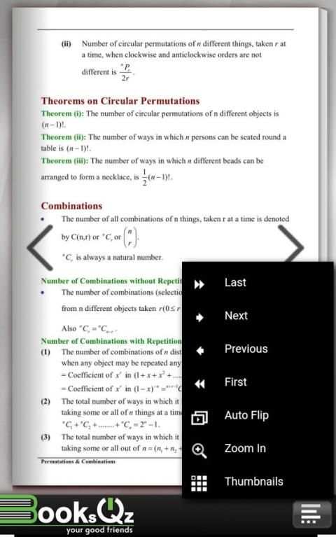 Permutations & Combinations Math Formula e-Book screenshot 4