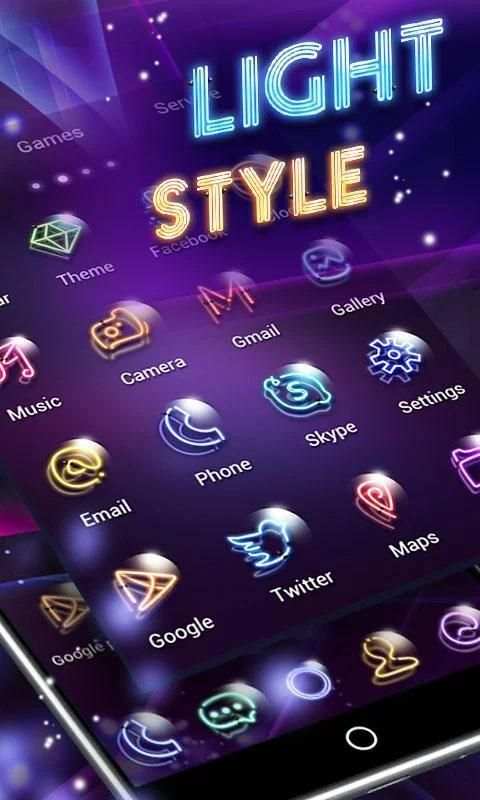 Light Style GO Launcher Theme screenshot 5