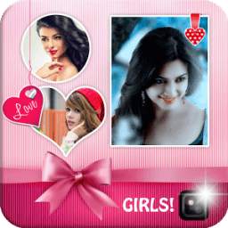 Cute Girl Photo Collage