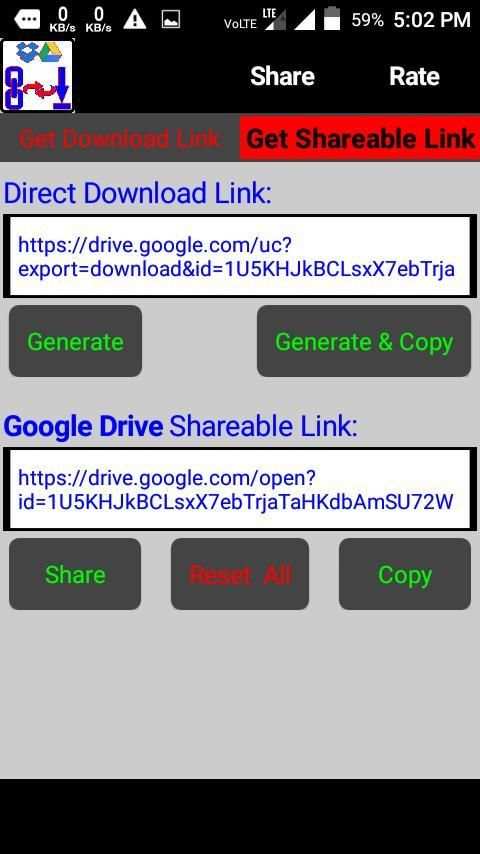 Direct Download Link Generator screenshot 1