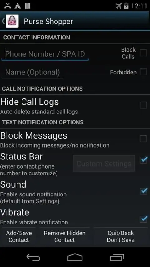 Purse Shopper - Hide My Text screenshot 1