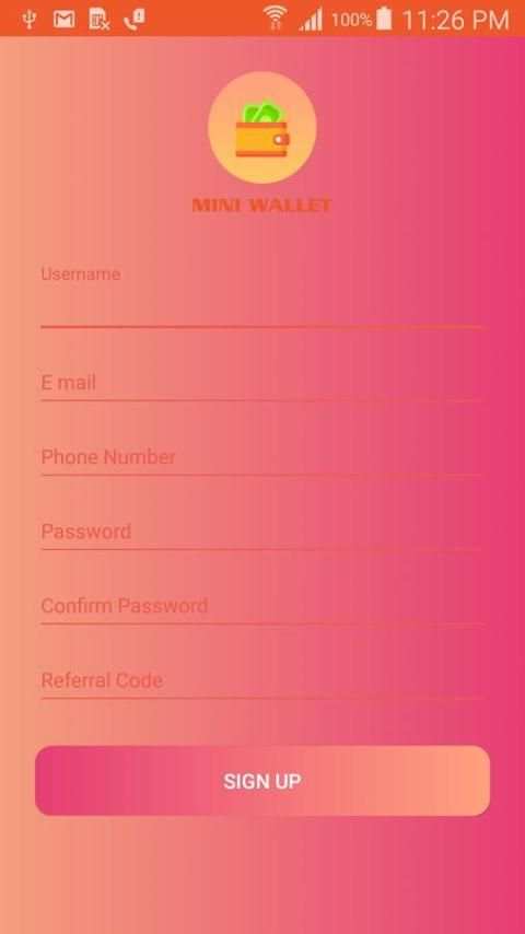 Mini Wallet screenshot 1