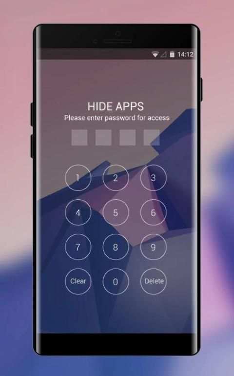 Theme for iPhone X: Abstract Geometry скриншот 2