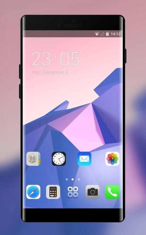 Theme for iPhone X: Abstract Geometry скриншот 4