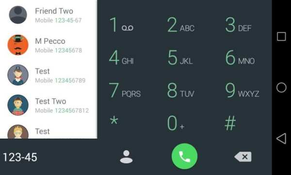 Material Light Green for ExDialer 1 تصوير الشاشة