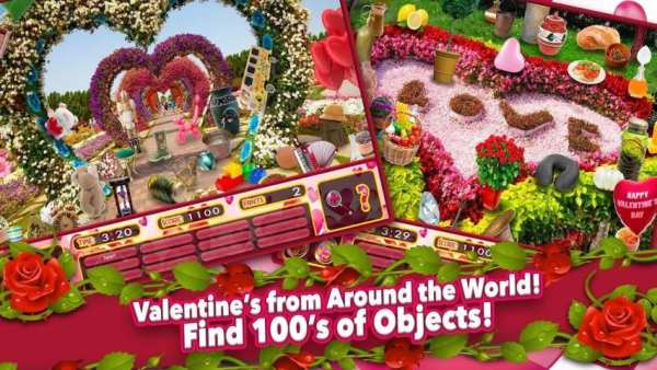 Hidden Object Valentine Day - Quest Objects Game screenshot 4