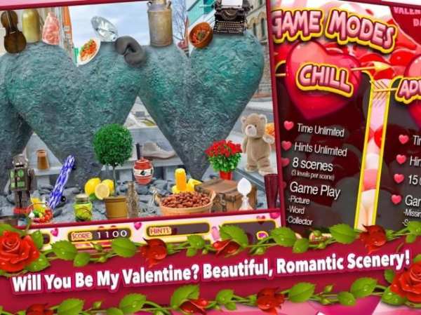 Hidden Object Valentine Day - Quest Objects Game screenshot 6