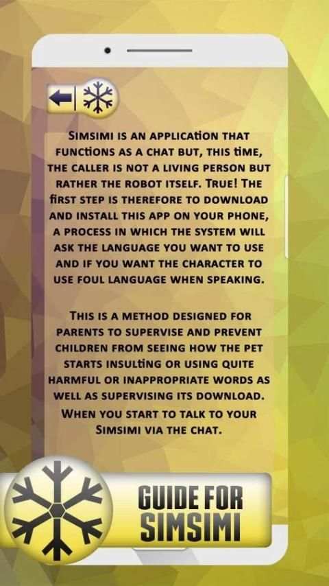 Guide for Simsimi Chat App screenshot 3