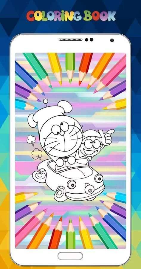 New Coloring Game for Kids: Doraemon скриншот 5