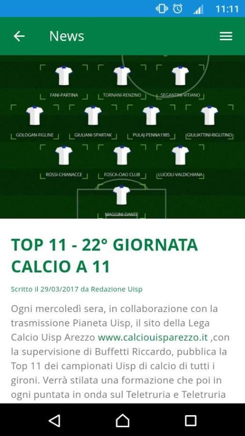 UISP Arezzo Calcio App 9Apps