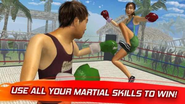 Kickboxing Fighting Tiger 3D स्क्रीनशॉट 2