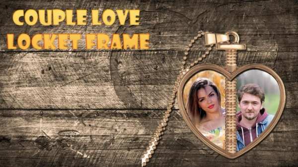 Couple Love Locket Frames 2 تصوير الشاشة