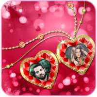 Couple Love Locket Frames