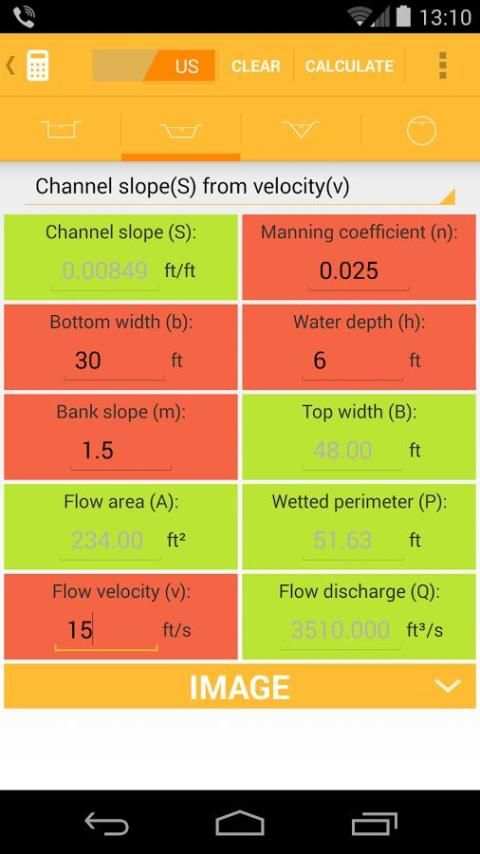 Flow Calculator स्क्रीनशॉट 5