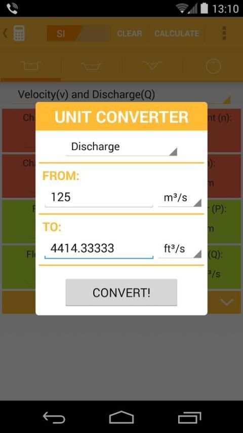 Flow Calculator स्क्रीनशॉट 3