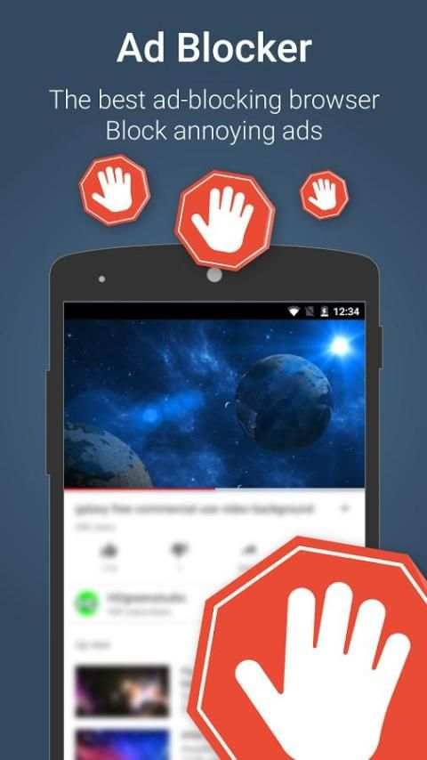 Adblocker Lite - Fast Browser скриншот 8